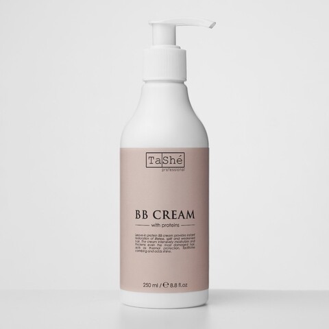 Tashe professional BB-крем для волос несмываемый протеиновый,Leave-in protein BB cream,(tsh93) 250мл