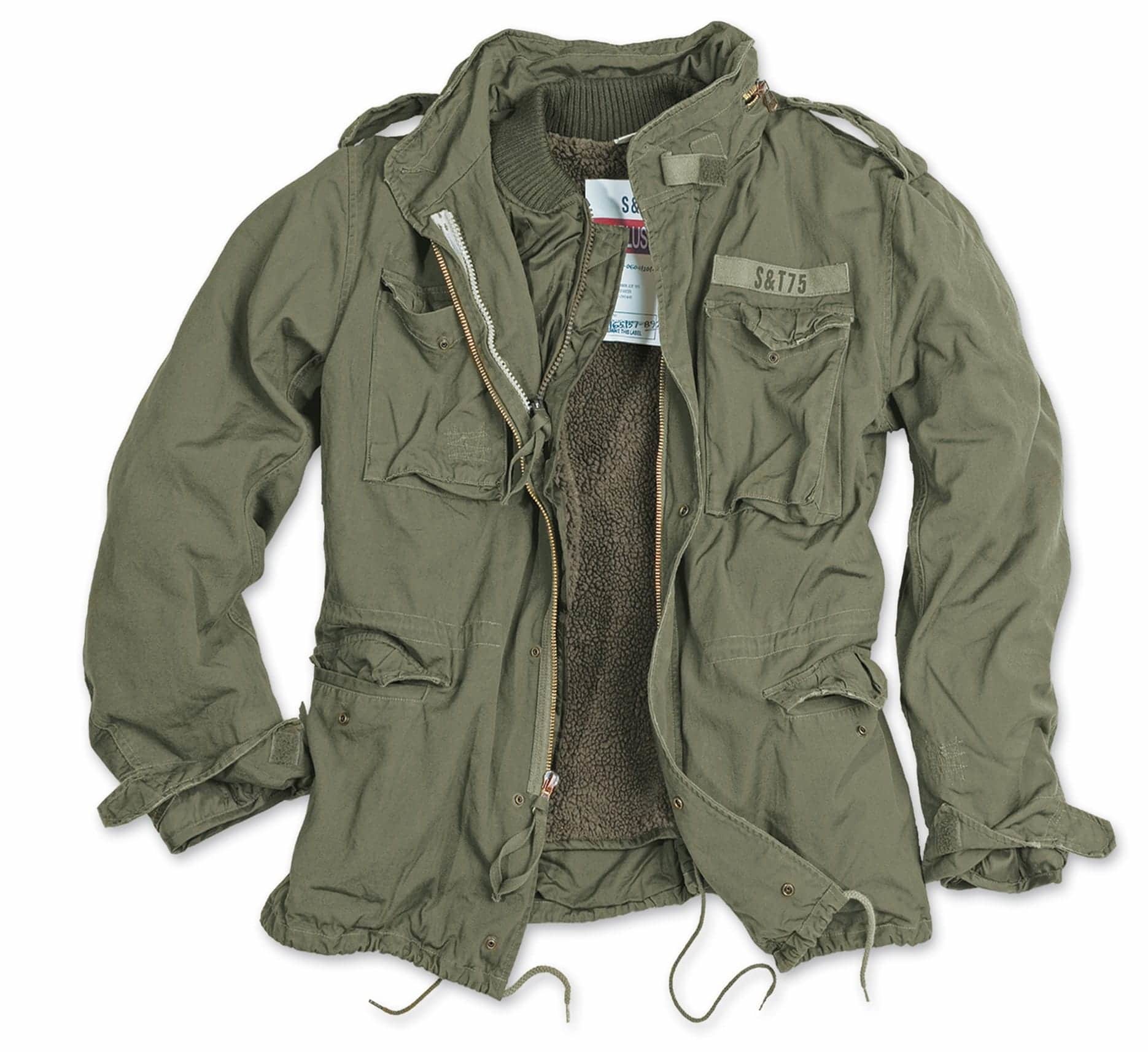 Куртка полевая Surplus M-65 Regiment Vintage (олива - olive)