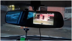 Зеркало-видеорегистратор с камерой заднего вида Vehicle Blackbox DVR
