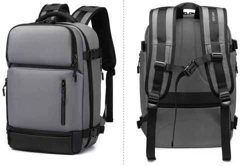 Картинка рюкзак городской Ozuko 9405l Grey - 2
