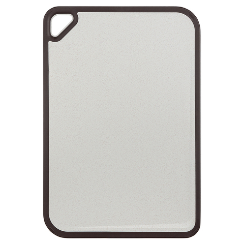 Доска разделочная 44х30см Smart Solutions Homi светло-серая с темно-сливовым кантом