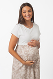 Платье для беременных и кормящих 11709 мокко-тофу