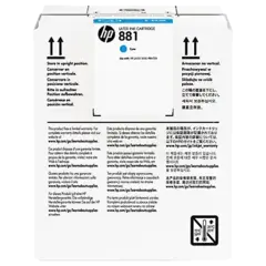 Картридж HP 881 CR331A 5-Ltr Cyan Latex Ink Cartridge для HP Latex 1500/3000/3100/3200/3500