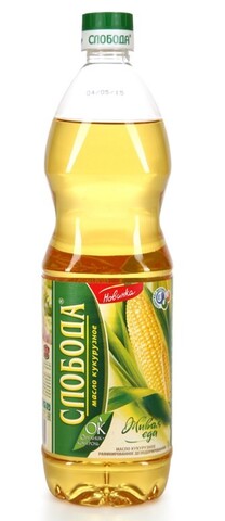 Масло кукурузное Слобода раф дез 1л, шт
