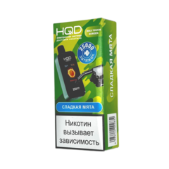 Одноразовая электронная сигарета HQD Neo X 25000 - Сладкая Мята (25000 затяжек)