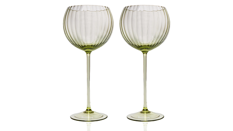 Набор бокалов для красного вина 2 шт 580 мл Anna Von Lipa Лион зеленый