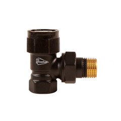 Термостатический радиаторный клапан Arrowhead Element, угловой, Ду15 (Black)