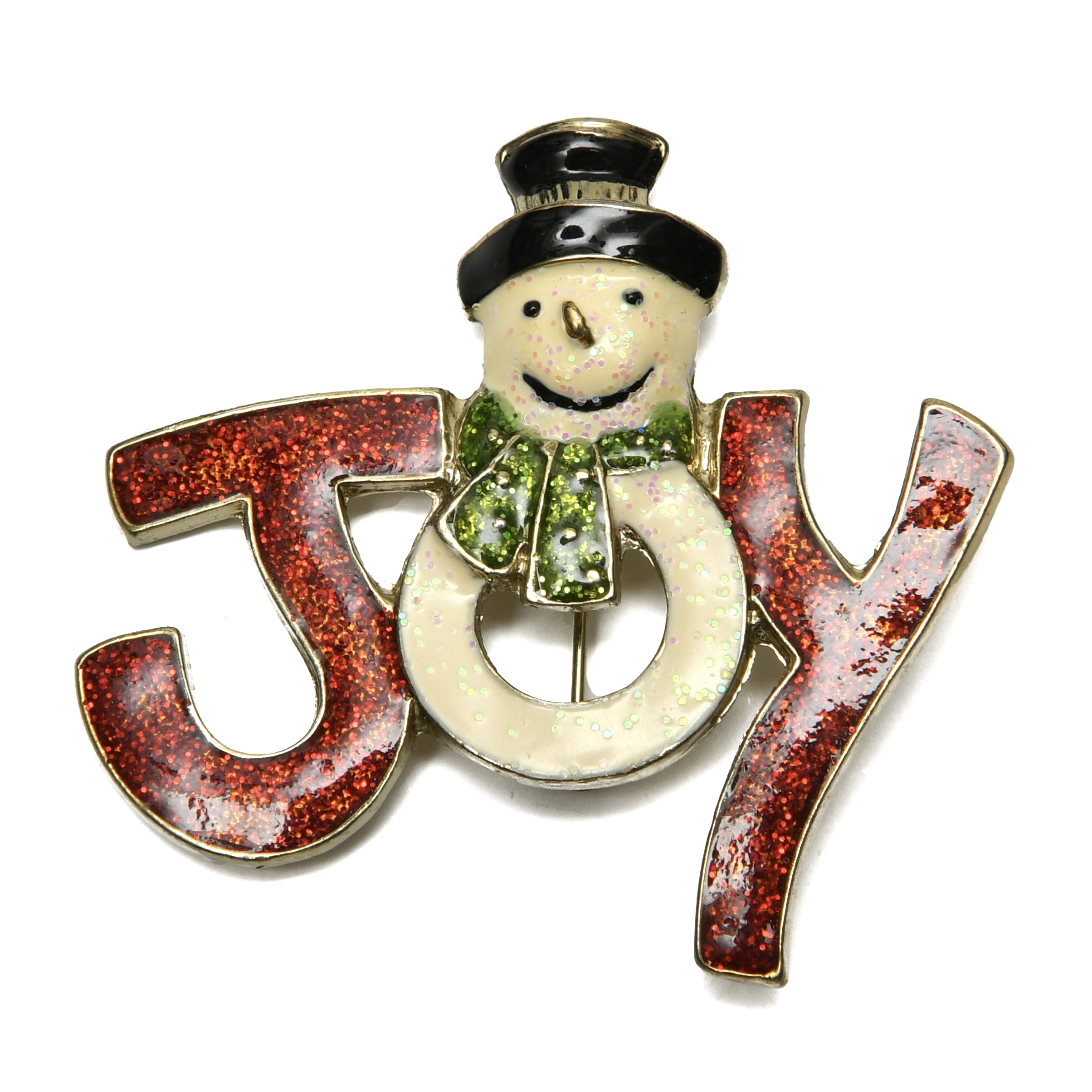 Новогодняя брошь «Joy» Haskell