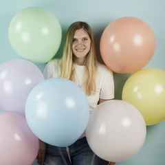 К512 18''/45 см, Пастель, Светло-розовый (S48), 5 шт.