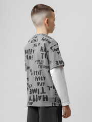 фуфайка  для мальчика  КР 302845/темно-серый 4015 Н028 к596