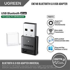 Bluetooth-адаптер  UGREEN CM748 (75073) Bluetooth Adapter, черный