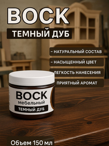 Воск мебельный, Темный дуб, ProArt
