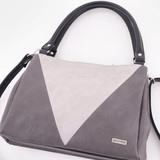 Сумка Саломея 100 мульти итальянский серо-черный