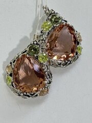 Даная (серьги из серебра)