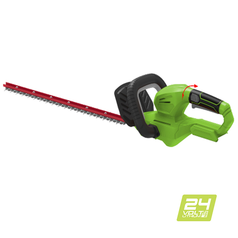 Кусторез Greenworks G24HT56 24V (56 см) аккумуляторный, без АКБ и ЗУ