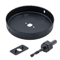 35-7-615 Кольцевая пила HCS по дереву, 152мм, сверло 6мм, держатель РемоКолор