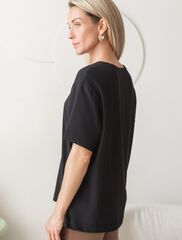 Футболка из премиального хлопка с авторским принтом  D49.089 (119996)