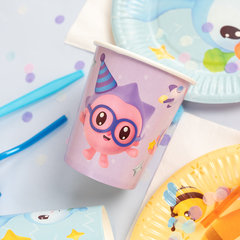 Стаканы, Малышарики, Ассорти, 250 мл, 6 шт.