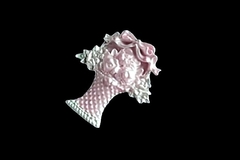 Силиконовый молд Ваза с цветами