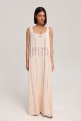 Платье-майка вязаное