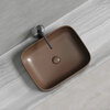 Ceramica Nova Element CN6052MDB Умывальник чаша накладная прямоугольная, 50.5x38, цвет: темно-коричневый матовый