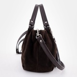 Сумка Саломея 607 эко-замша кофе