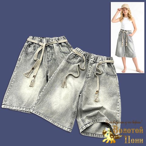 Бриджи джинс д (140-170) 260319-WQ130