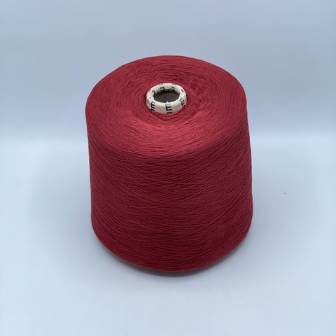 Бобинная пряжа,Cotton combed, 1693м. 100%Хлопок, Гранат(8051), 39116