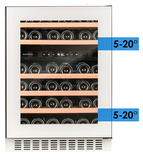 Шкаф винный Temptech Oslo OX60DRW-24