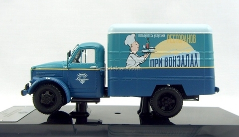 GAZ-51 Van advertising Restaurants at stations 1953 DIP 1:43