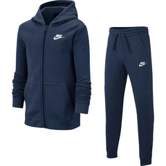 Детский теннисный костюм Nike Boys NSW Track Suit BF Core - midnight navy/midnight navy/white