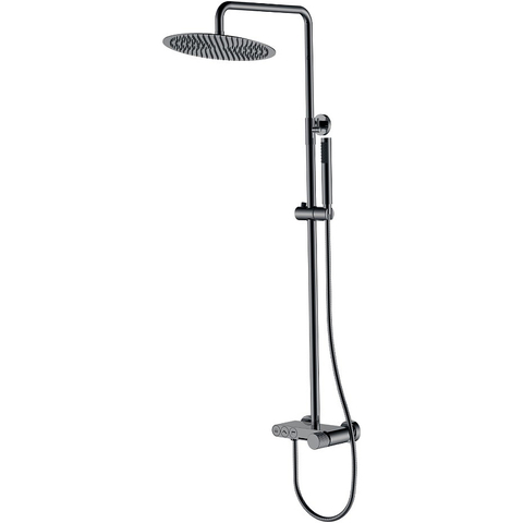Boheme 128-SGM.3 Стойка для душа STICK SHINE GUN METAL LINEA