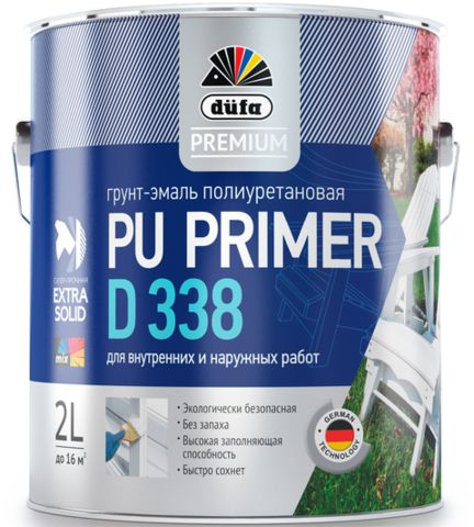 Dufa PREMIUM PU PRIMER D338/Дюфа Премиум ПУ Праймер Д338 эмаль грунтовочная