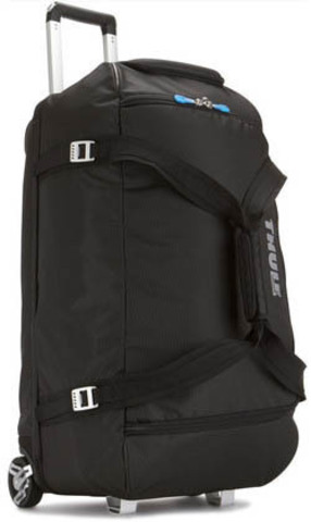 Картинка сумка на колесах Thule Crossover Rolling Duffel 87L черная - 1