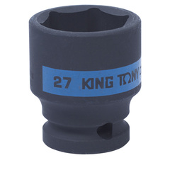 KING TONY (453527M) Головка торцевая ударная шестигранная 1/2", 27 мм