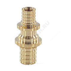 Муфта для PE-X труб аксиальная бронза Дн 32х25 переходная RAUTITAN PLATINUM RX Rehau 13777221001