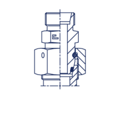 Соединение PNF DS8 М52х2 (корпус) CAST