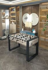 Настольный футбол (кикер) «Pride» (140х77х88, беленый дуб)