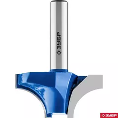 ЗУБР 38.1 x 19 мм, радиус 12.7 мм, фреза пазовая фасонная №1, Профессионал (28740-38.1)