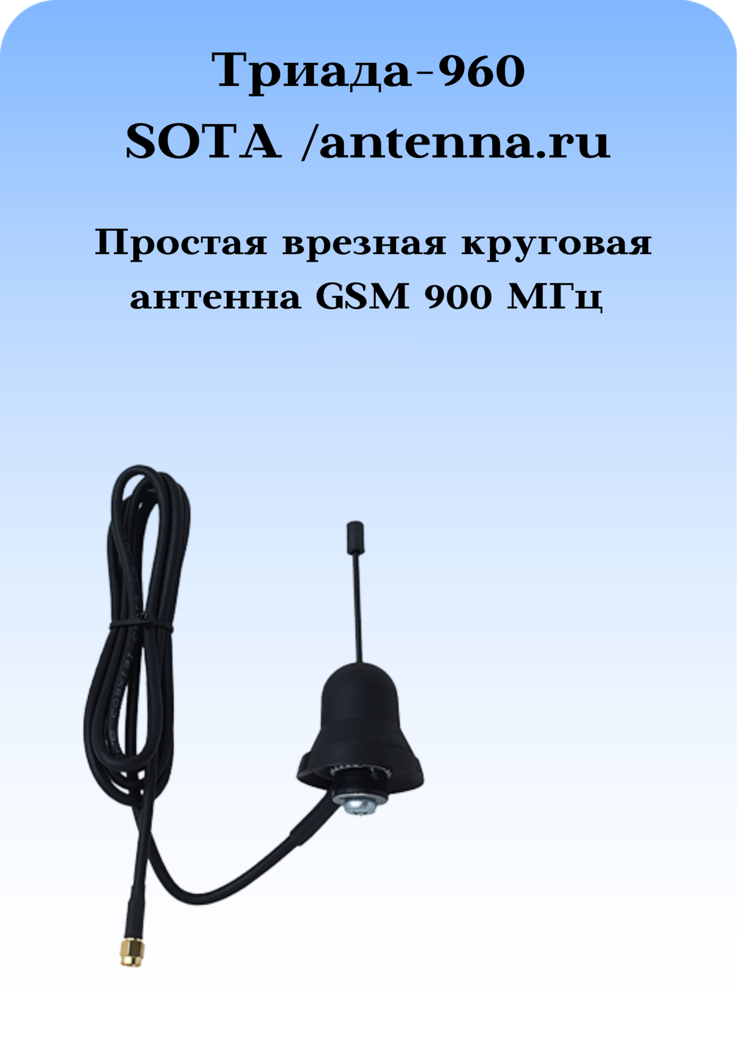 Антенны GSM 900