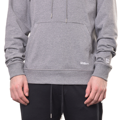 Куртка теннисная Wilson Triblend Hoodie - med heather grey