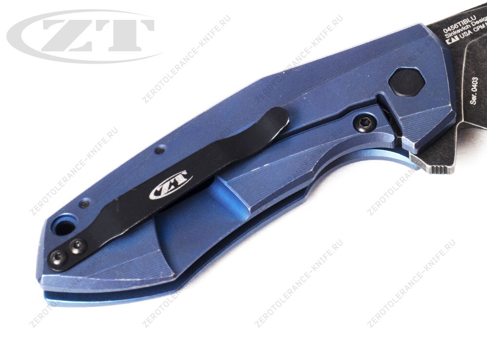 Нож Zero Tolerance 0456TiBlu Sinkevich MNT - фотография 