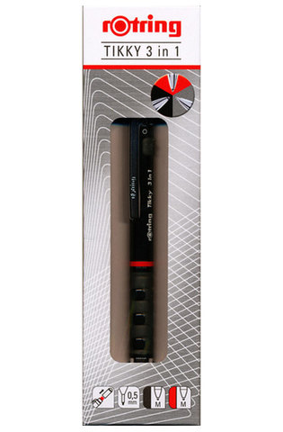 Rotring Tikky 3 in 1 Black 0,5 mm (1904360)