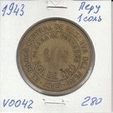 V042 1943 Перу 1 соль