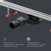 Am.Pm W01SC-S11-100-05SB MasterFlow Трап для душа линейный универс затвор Slim line 100см цвет сталь мат
