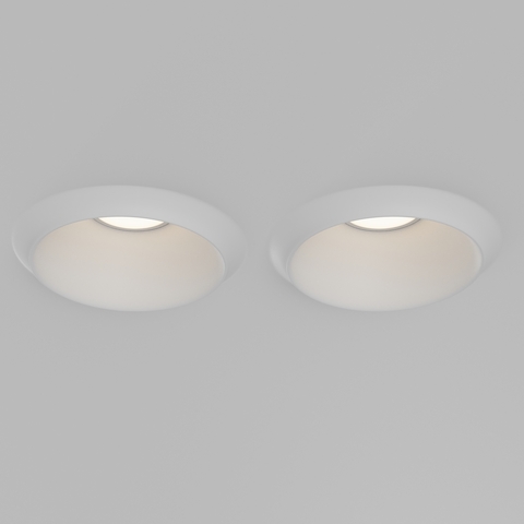 Встраиваемый светильник Maytoni Gyps Modern DL124-GU10-02-TRS-W