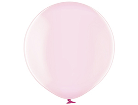 Большой воздушный шар кристалл розовый
