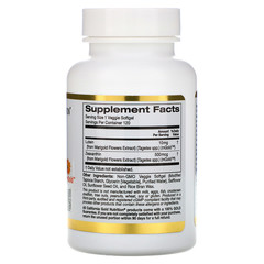 California Gold Nutrition, Лютеин с зеаксантином, 10 мг, 120 растительных капсул