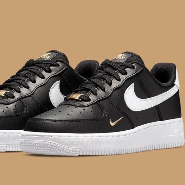 Nike Air Force 1 Appears With Gold Mini Swooshes