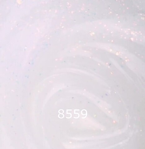 RuNail Моделирующий УФ-гель с хлопьями Юки 8559, 15г